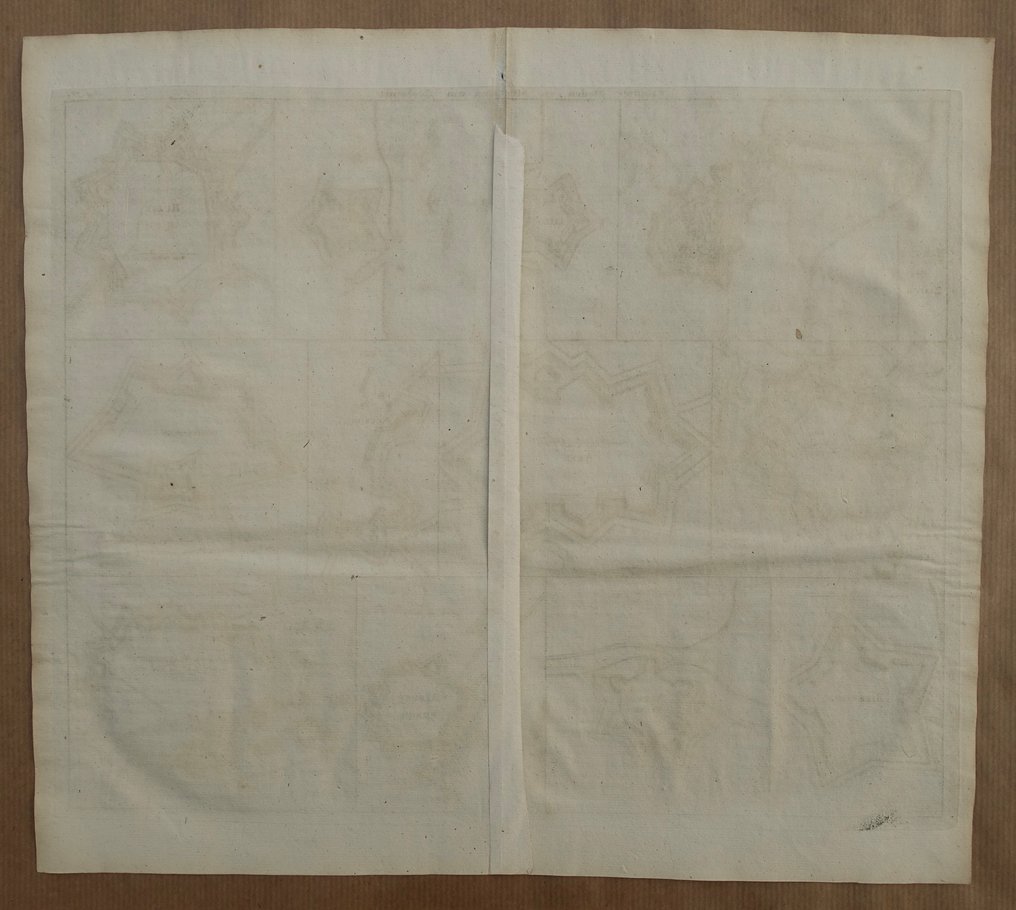Netherlands - Zeeuws-Vlaanderen, Hulst, Axel, Terneuzen, and other cities, Bergen op Zoom.; M. Smallegange - Frontier Steden en Sterckten om Zeelandt - 1696 #2.1