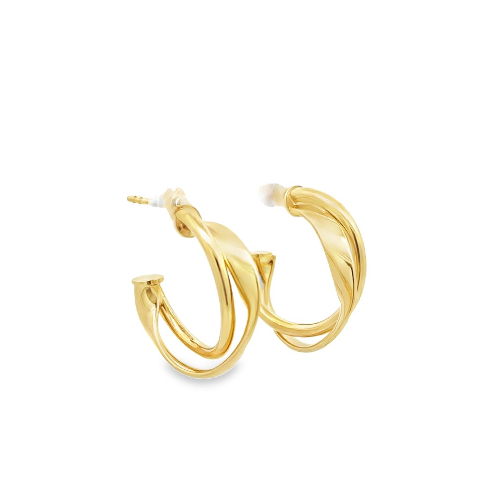 χωρίς τιμή ασφαλείας - Σκουλαρίκια - 18 καράτια Κίτρινο χρυσό #1.0