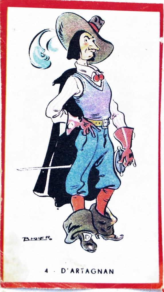 Bioletto, Angelo - Original drawing - 4 Moschettieri - D'Artagnan - Anni '70 #3.2