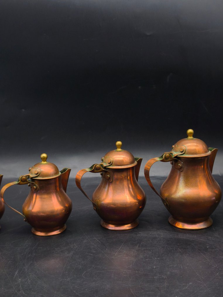 Pitcher (5) - Copper, Brass - Copper jugs with pourers #3.2