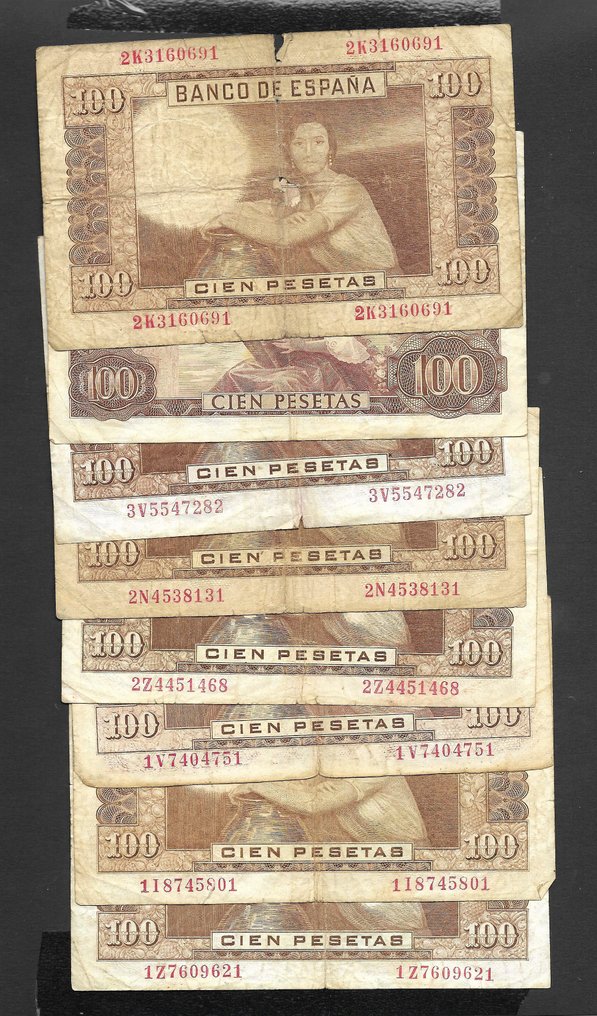 西班牙. - 25 Banknotes - various dates  (沒有保留價) #4.3
