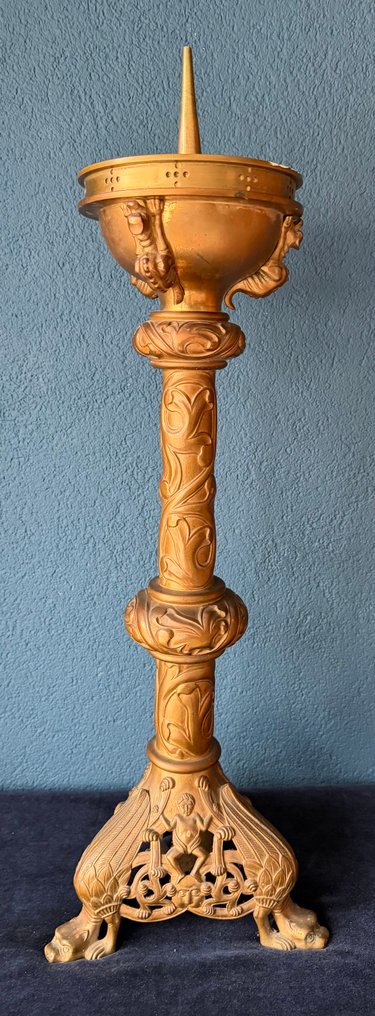 燭台 - 青銅色 - 高度75厘米 重量9.5公斤 #3.2