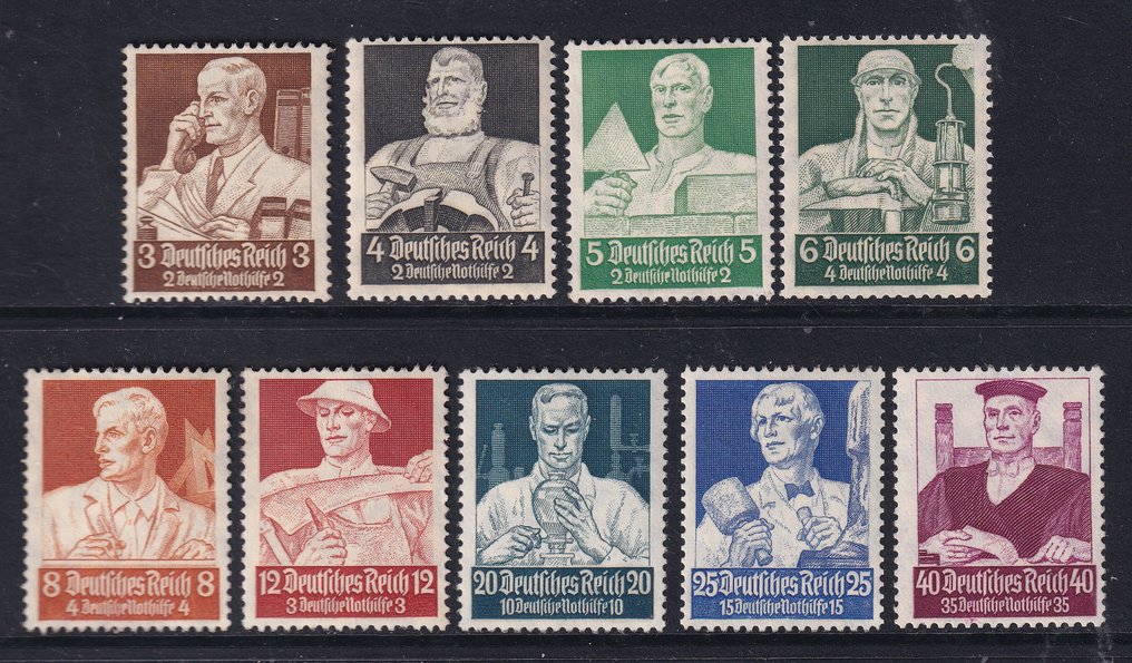 德意志帝国 1934 - 德国救援：职业团体。 - Michel: 556/564 #1.0