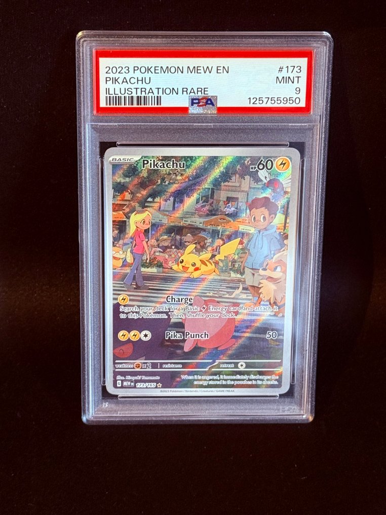 Pokémon - 1 Graded card - Pikachu 173 Foil - PSA 9 - Various sets #1.0