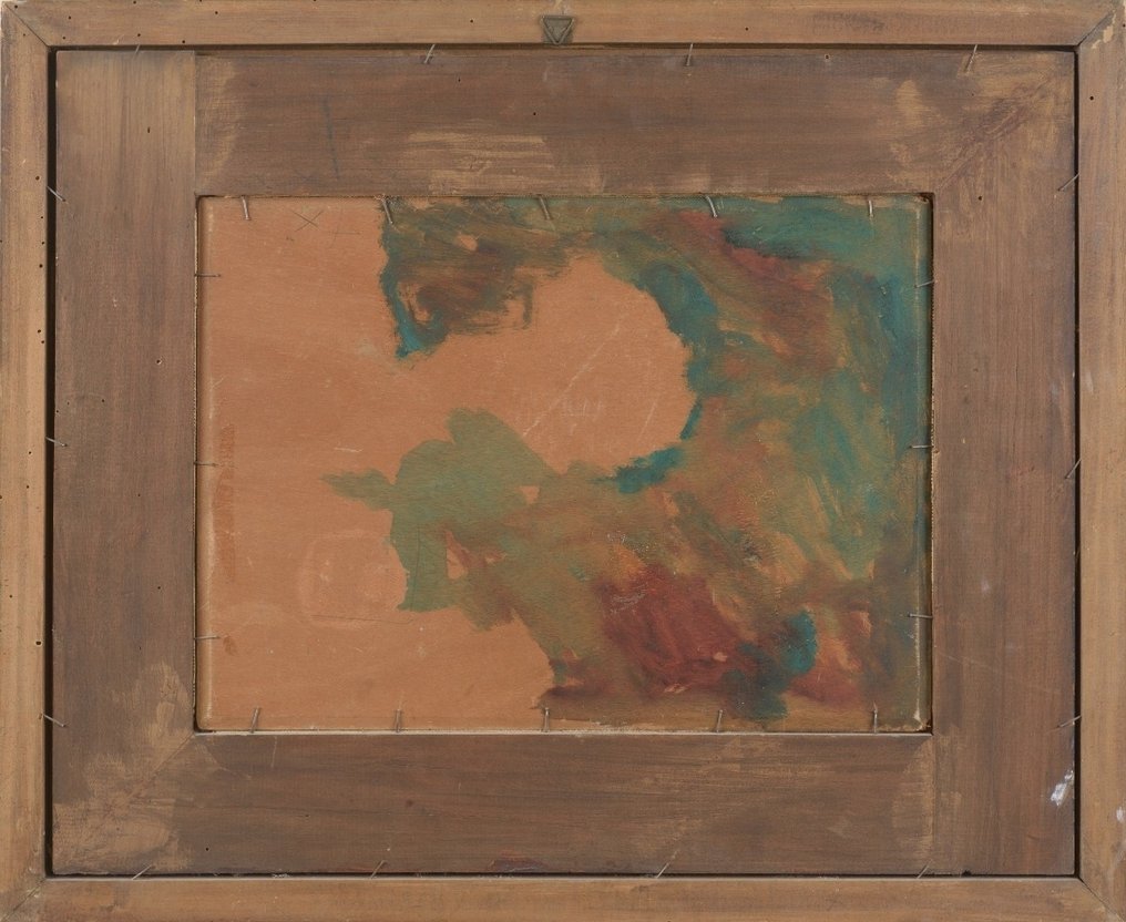 Felice Carena (1879–1966) - Natura morta con frutta e rosa #4.3