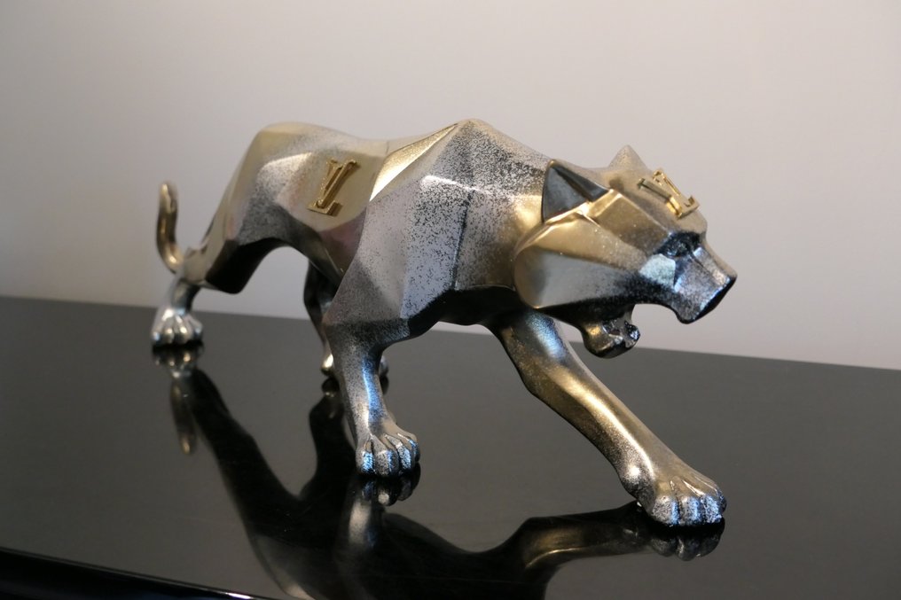 Rich'ART - Panthère or et argent version Louis Vuitton #3.2