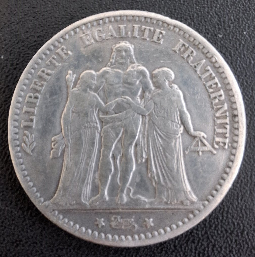 Ranska. 5 Francs 1867-BB & 1875-K (lot of 2 coins) (Ei pohjahintaa) #4.3