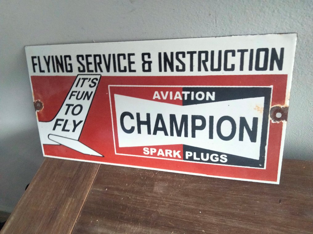 Sign - Champion - Spark plug #3.2