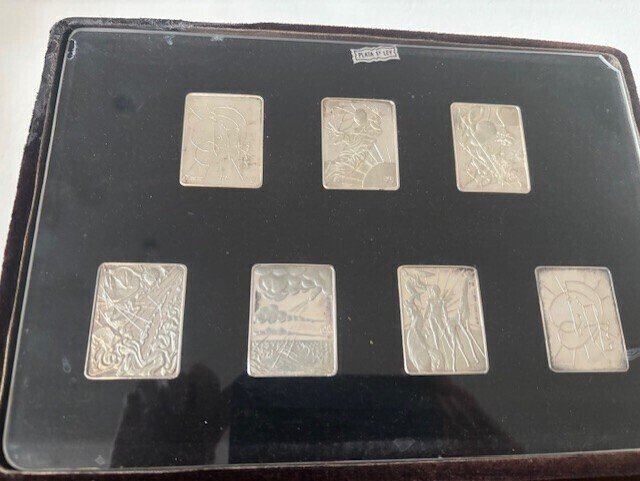 175 grams - Argento .925 - Salvador Dalí - 7 days of creation - Sigillato  (Senza Prezzo di Riserva) #1.0