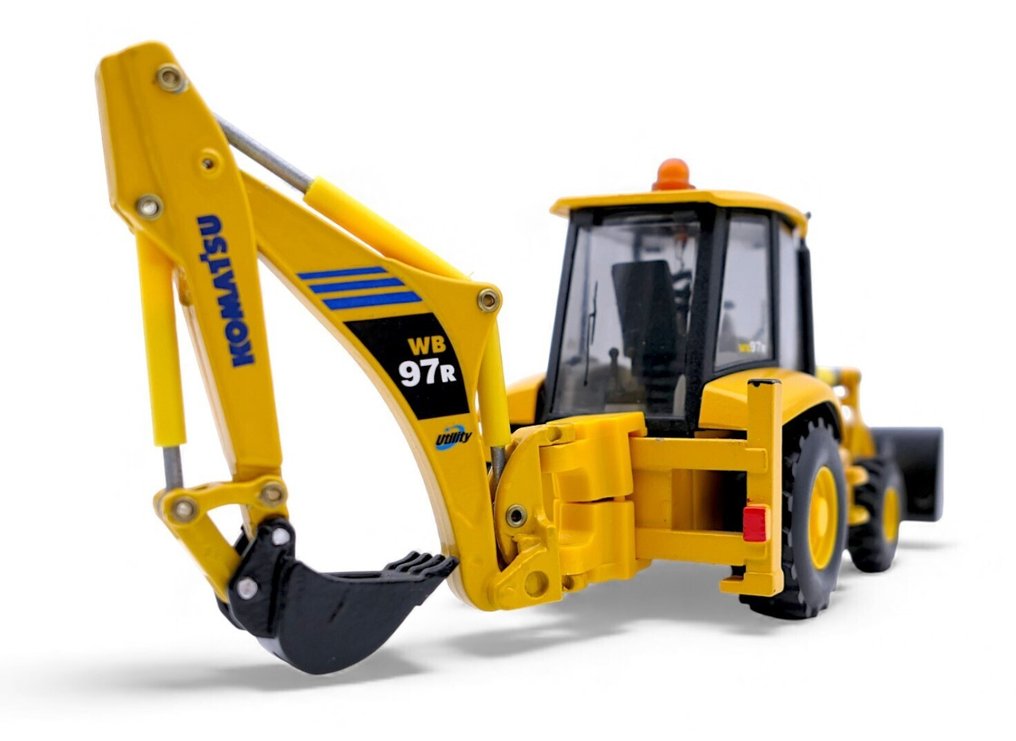 Old Cars Art. 62900 1:50 - Modell teherautó - Komatsu Backhoe Loader Mod. WB97R - OUT OF STOCK #3.2