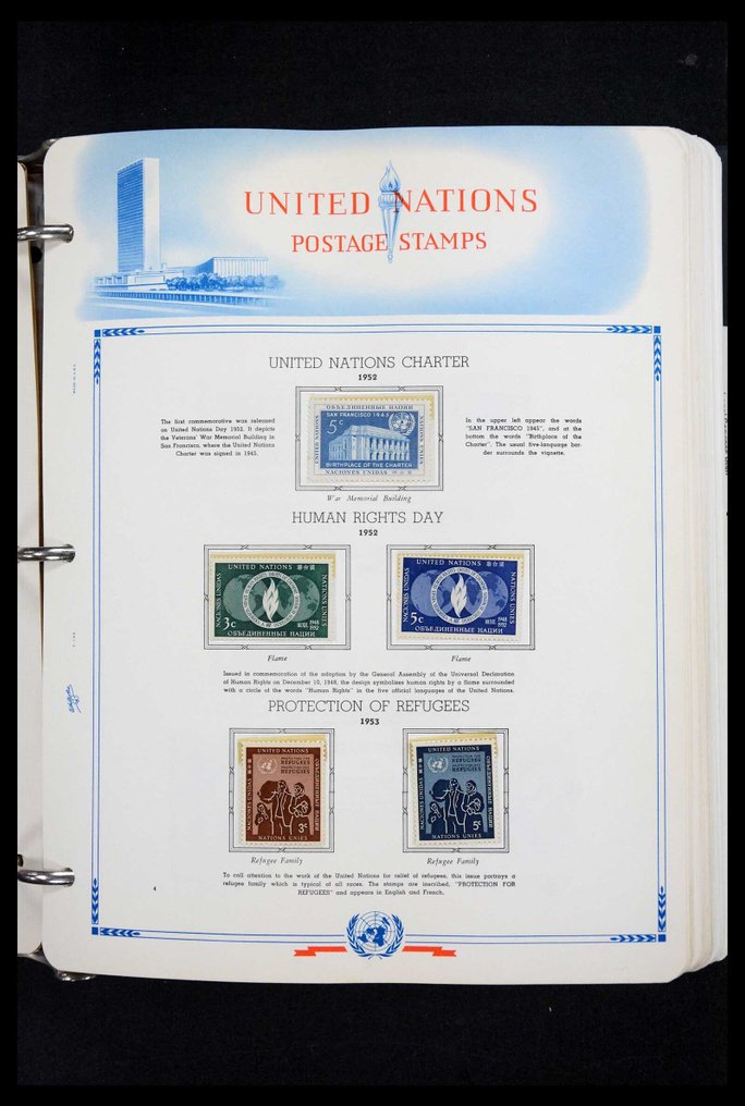 世界  - 联合国收藏品主要为未使用品（MNH），包括Geneve。 #4.3