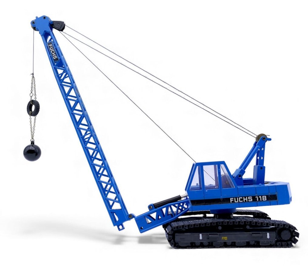 Scale 1:50 - Modellastlbil - Fuchs Crawler Crane Mod. 118 R with Wrecking Ball - OUT OF STOCK! #1.0