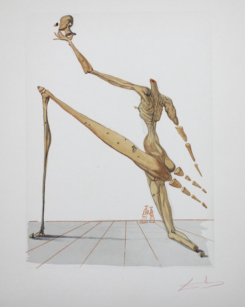 Salvador Dali (1904-1989) - Divine Comedie Signée - Enfer Chant 29 #1.0