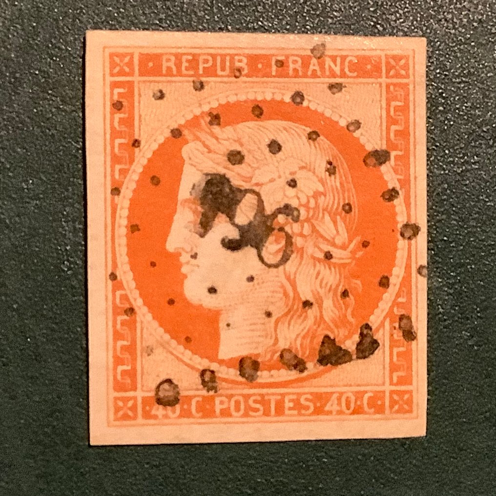 Frankrijk 1850 - 40 cent Ceres met goede marges - Yvert 5 #1.0