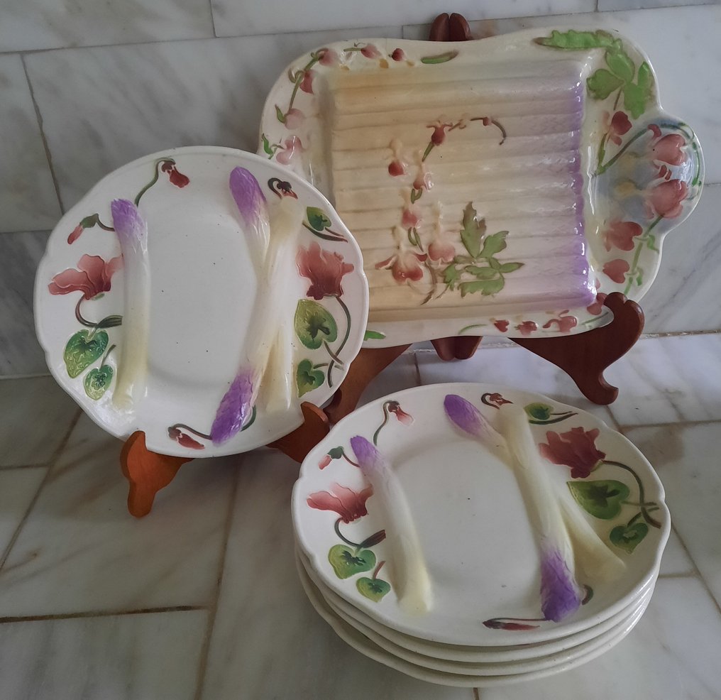 K&G Saint Clement barbotine aspergeservies - Σετ δείπνου (6) - Κεραμικό #1.0