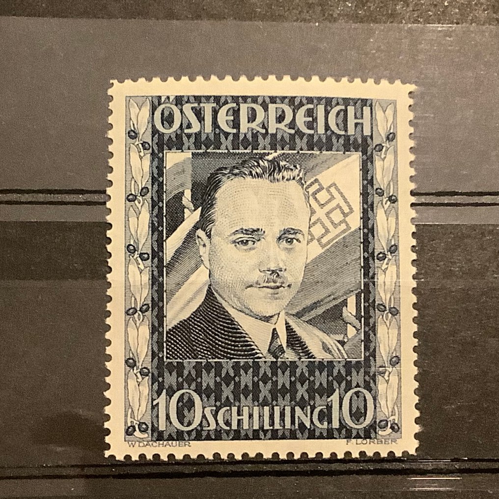 奥地利 1936 - Dolfuss 具有良好的居中 - Michel 588 #1.0