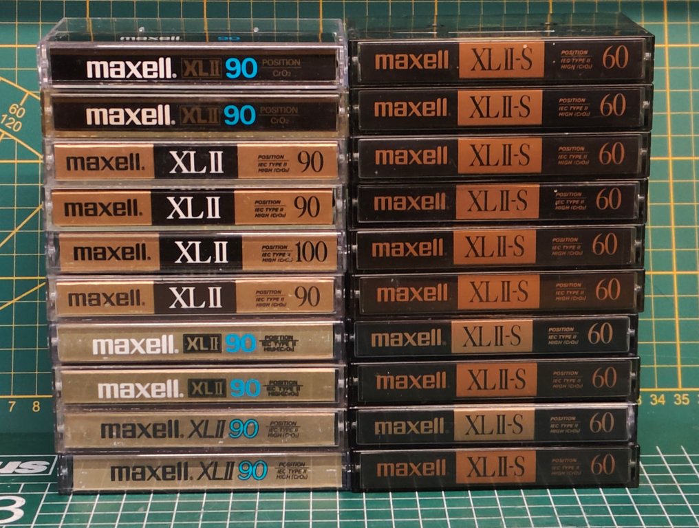 Maxell - XL II, XL II S, 60/90 空白卡式錄音帶 #1.0