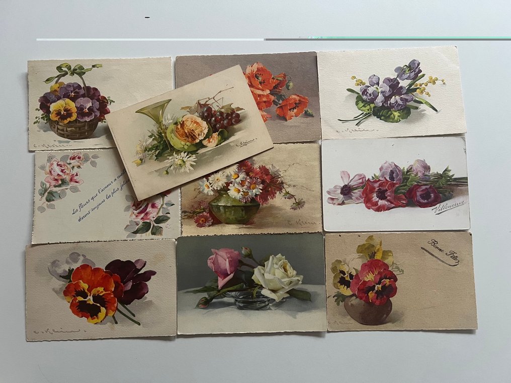 花卉和水果 - 明信片 (160) - 1910-1940 #4.3