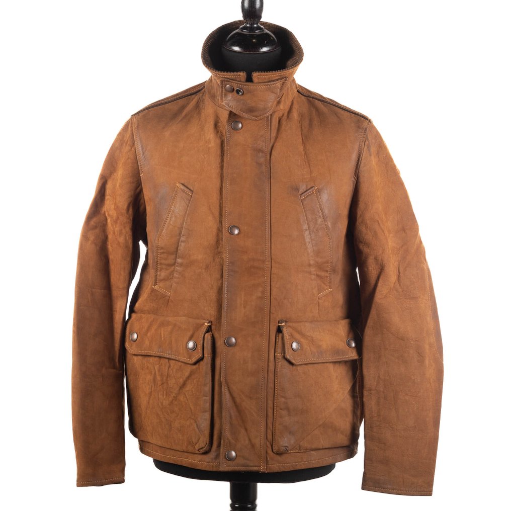 50/M - Jacob Cohen - NO RESERVE - 100% Leather Coat - J881 - Coat - New with tags #4.3