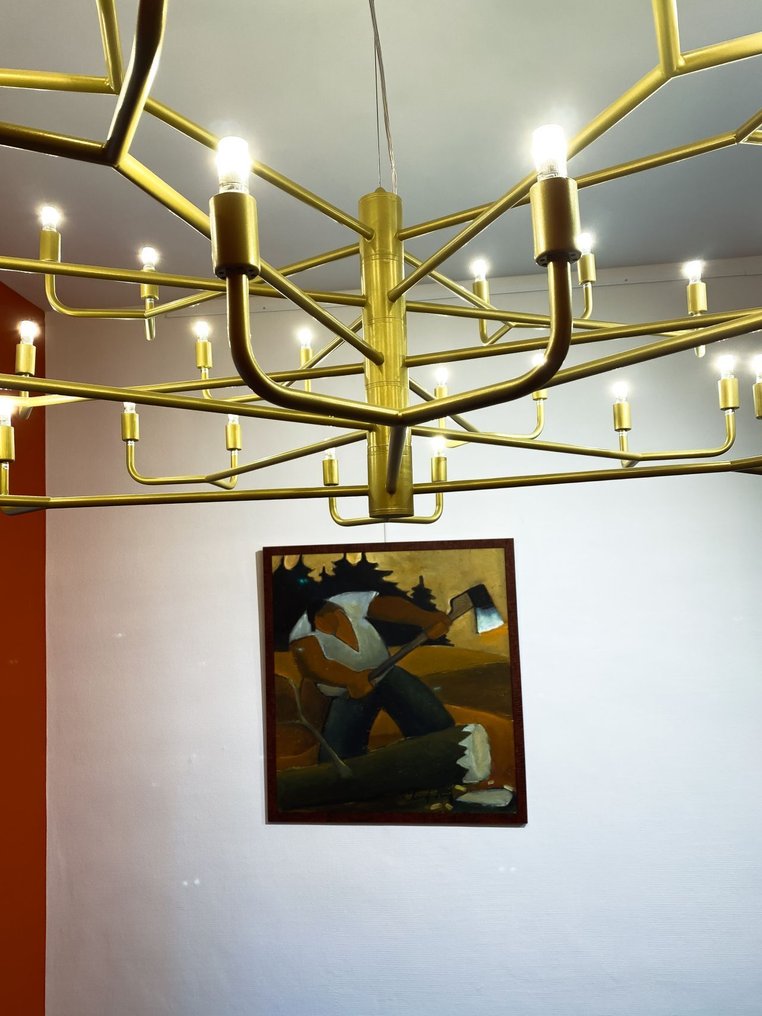 axis71 - Alberto Nason - 枝形吊灯 - 金属 - Grand Siècle Big Gold Mat #4.3