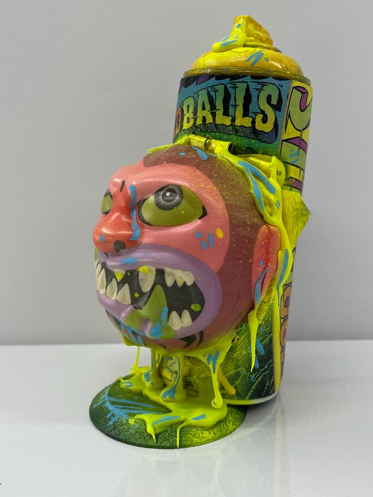 Alvin Silvrants (1979) - Madballs Wolf Breath spray can - art statue #2.1