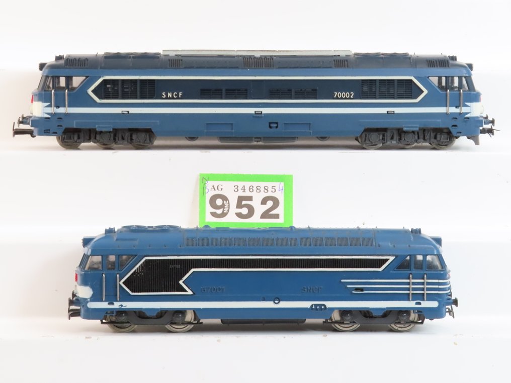 Jouef H0 - 8561/8531 - Diesel locomotive (2) - CC 70,000 and BB 67,000 - SNCF #3.2