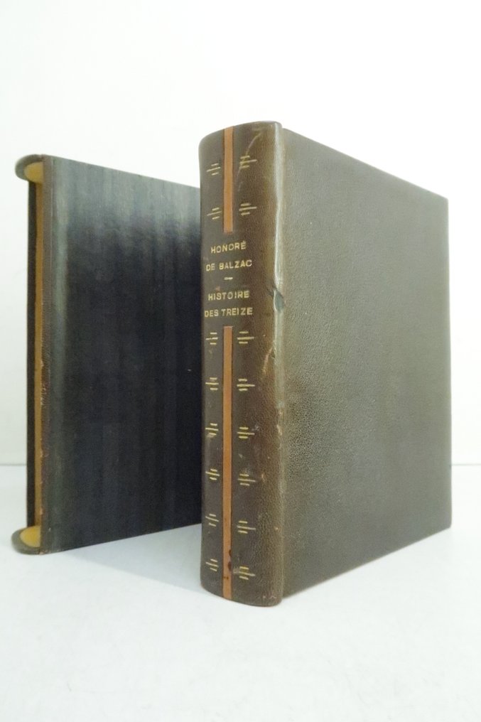 Honoré de Balzac / Gaston Barret - Histoire des Treize - Ferragus - La duchesse de Langeais - La fille aux yeux d'or [reliure signée] - 1949 #1.0