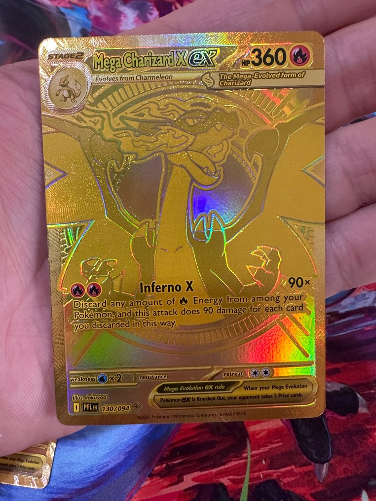 Pokémon - 1 Card - Charizard 130/094 Fuld kunst, Folie, Hemmelig sjældenhed #3.2