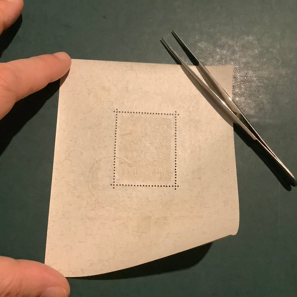 Liechtenstein 1934 - Vaduz block with exhibition stamp (second day) - Michel blok 1 #4.3