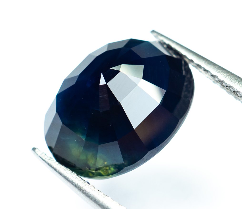 Senza Prezzo di Riserva Zaffiro  - 10.67 ct - Lotus Gemology - Deep Blue #4.3