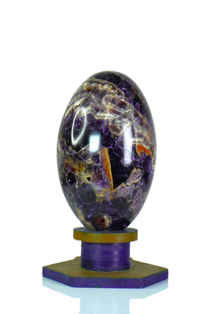 Purple - Auralite 23 Stone Natural Crystal Lingam Stone - Height: 200 mm - Width: 115 mm- 3753 g - (1) #1.0