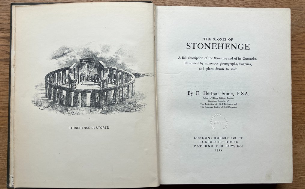 Herbert Stone - The Stones of Stonehenge - 1924 #4.3