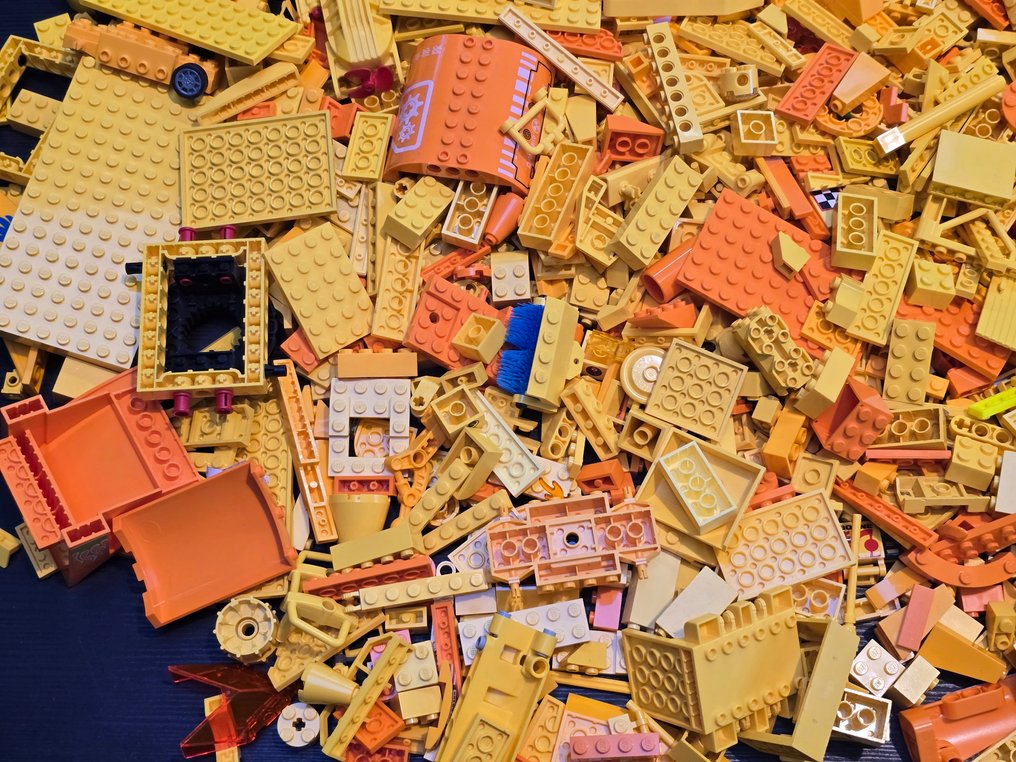 Lego Deler - Losse onderdelen geel oranje tinten lego partij assortiment #1.0