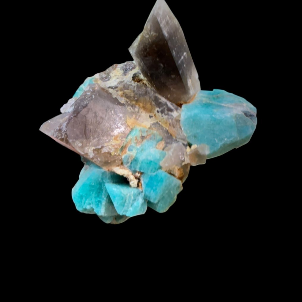 Amazonit kristaller - Höjd: 5 cm - Bredd: 5 cm- 100 g #4.3