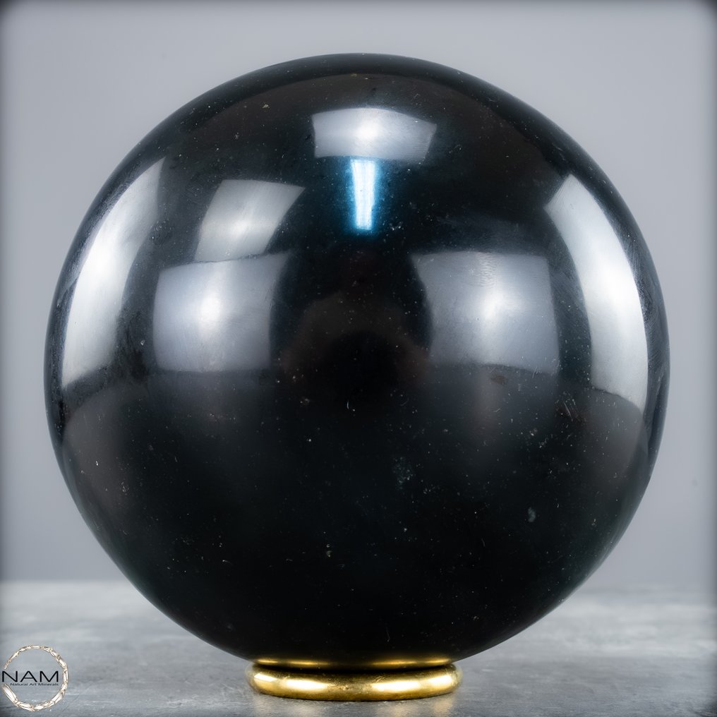 Φυσικός Μαύρος Τουρμαλίνης Σφαίρα, από τη Βραζιλία- 2628.18 g #4.3