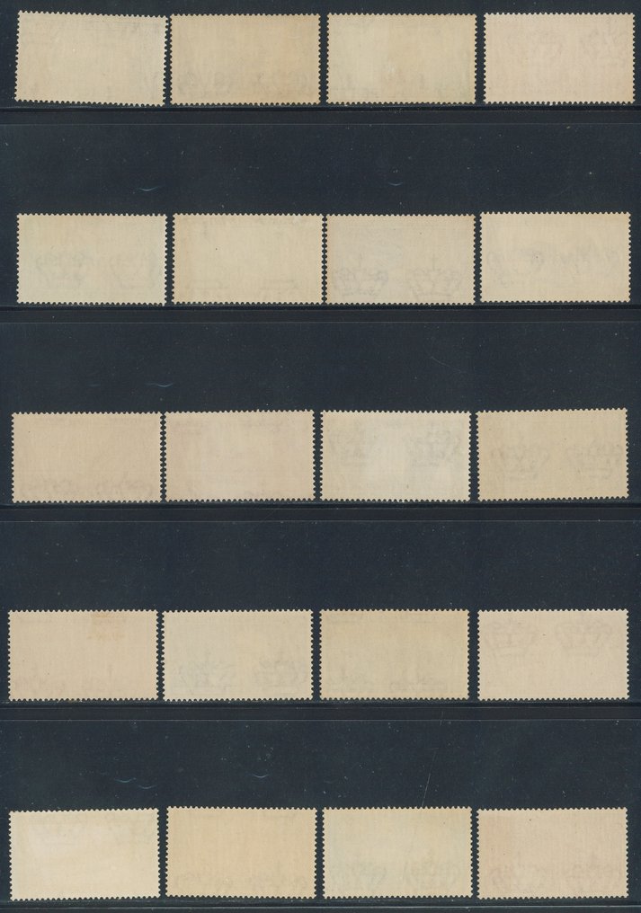 Ιταλία Βασίλειο - Decennale, σειρά cpl. αρ. 325/340 + P.A. + exp. #1.0