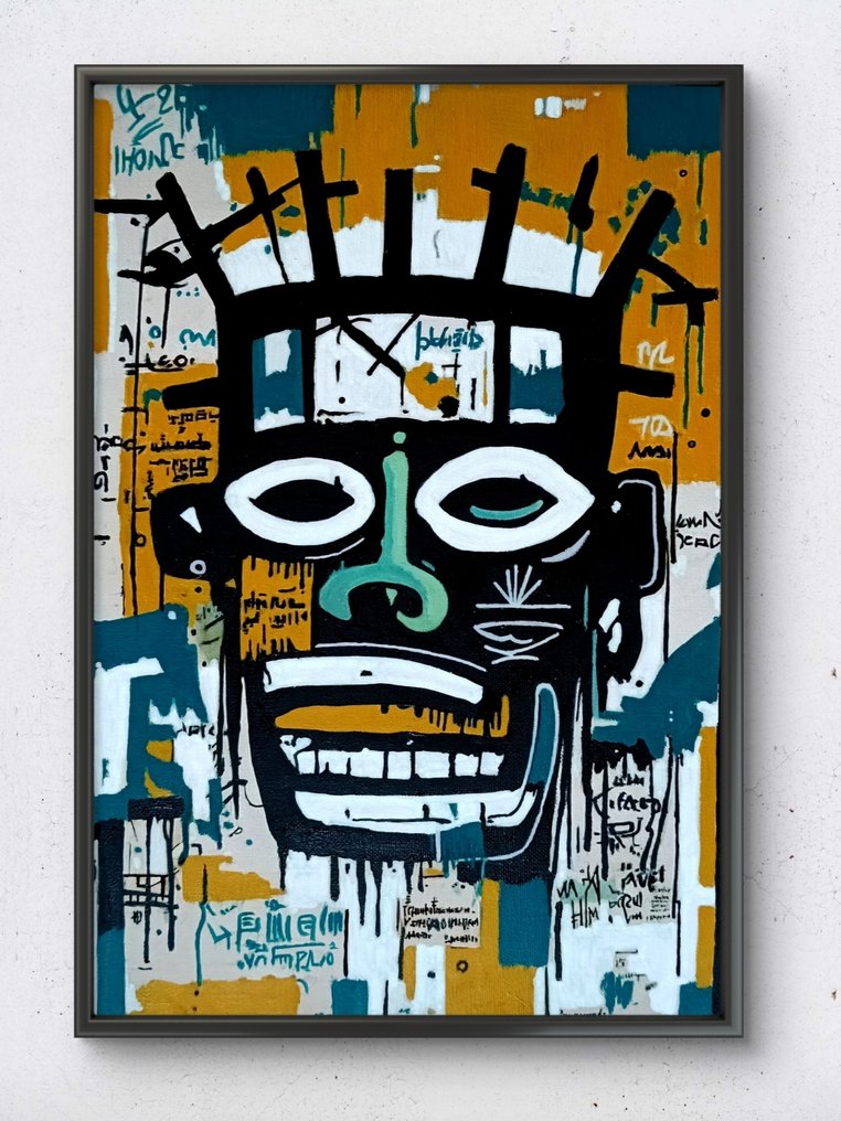 Le Viro (1983) - African Oracle (Original Artwork on canvas) #1.0