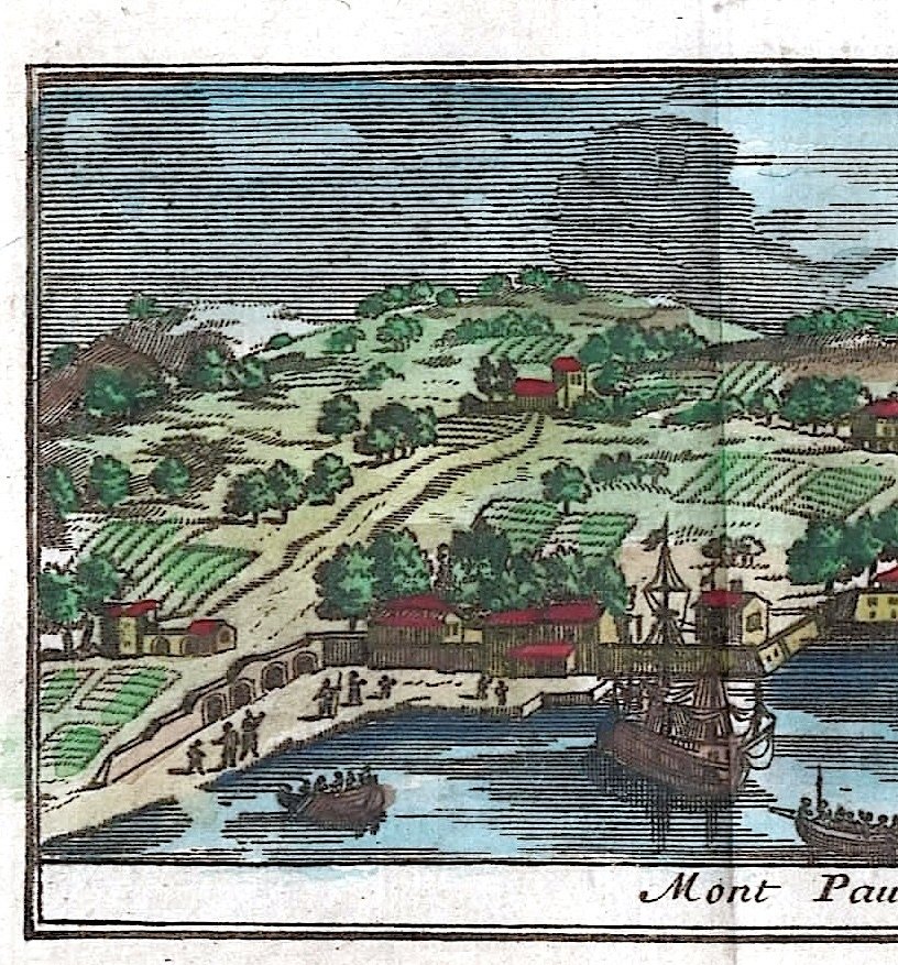 Ιταλία - Νάπολη, Posillipo; Rogissart - Mont Pausilype - 1701-1720 #1.0