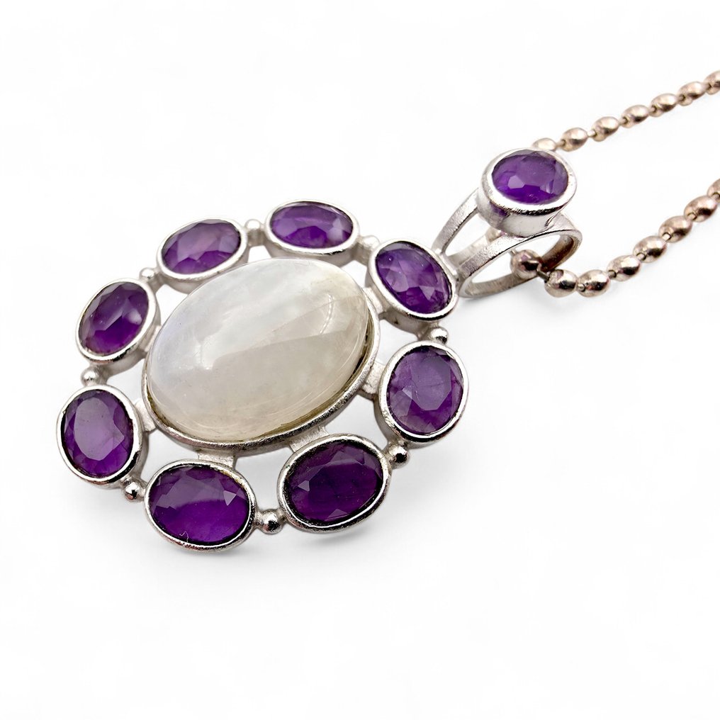 No reserve price - Necklace Silver - (Certified) #4.3