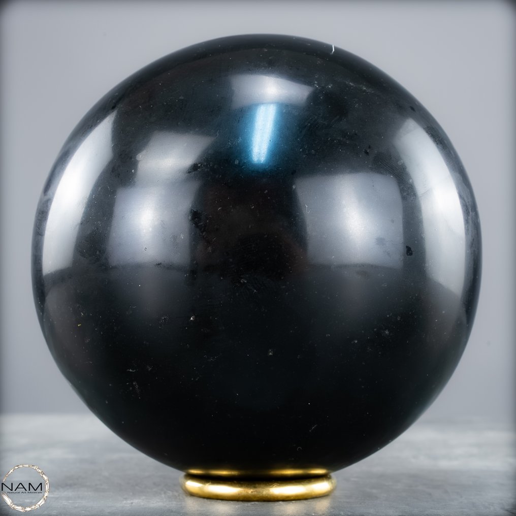 Φυσικός Μαύρος Τουρμαλίνης Σφαίρα, από τη Βραζιλία- 2628.18 g #2.1