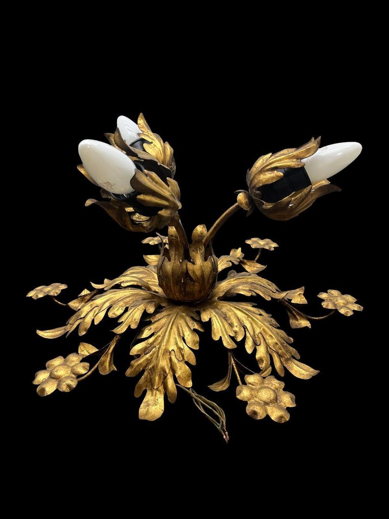 Csillár - Aranylevél kovácsoltvason #3.2