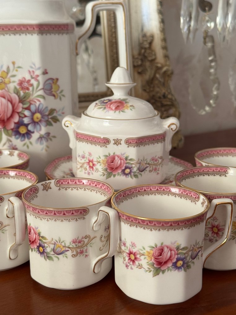 Queen’s Fine Bone China “Richmond” - Coffee set for 6 (14) - Porcelain #2.1