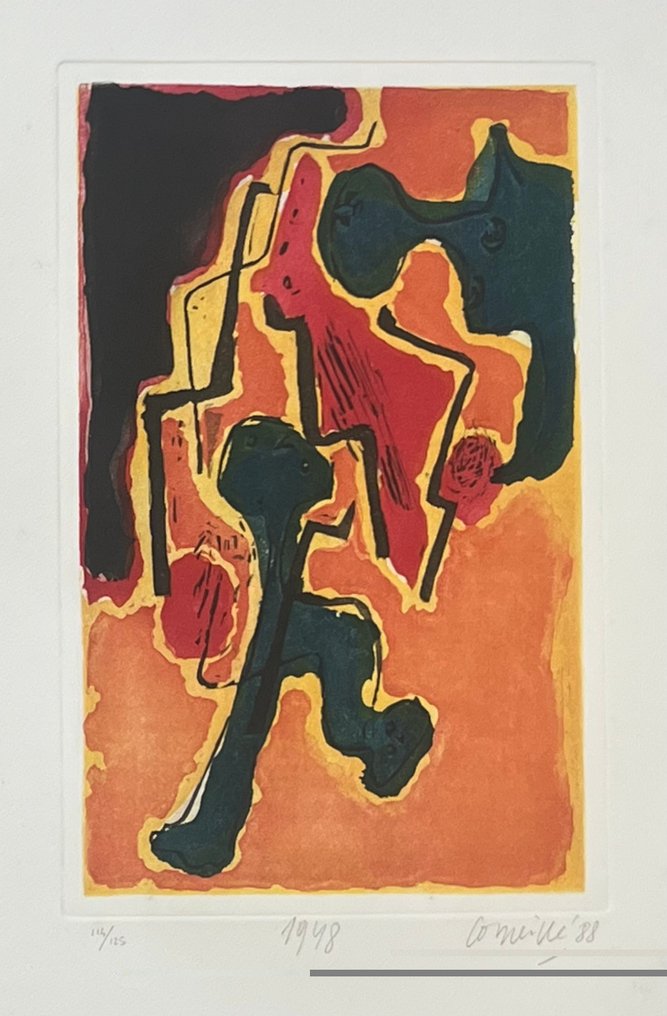 Corneille (1922-2010) - Aquatinte Cobra 1948- 1988 #1.0