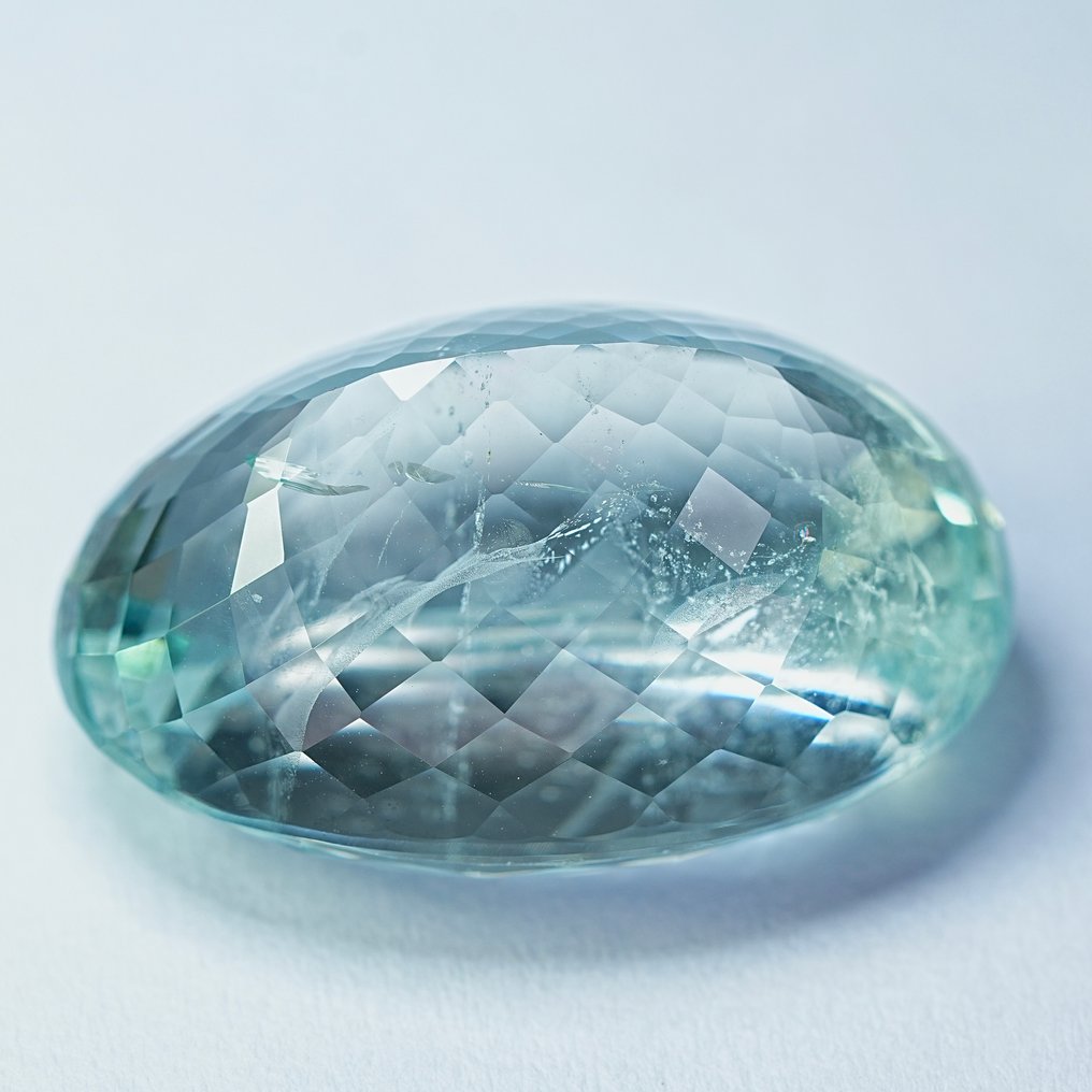 蓝色 海蓝宝石  - 38.31 ct - 国际有色宝石协会（ICA GemLab） - 北极海蓝 #4.3