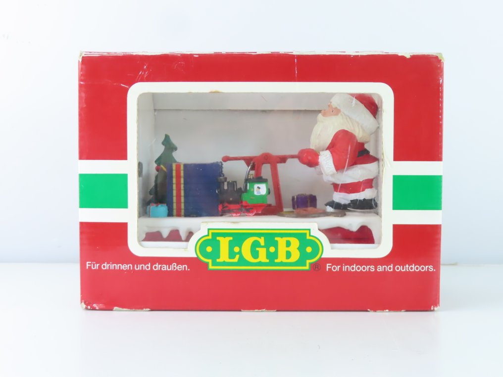 LGB G - 21010 - 模型火车货运车厢 (1) - 圣诞老人操作手推车数字化 #3.2