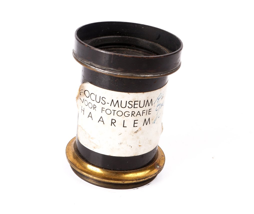 American 8x10 brass lens Messing linse #1.0