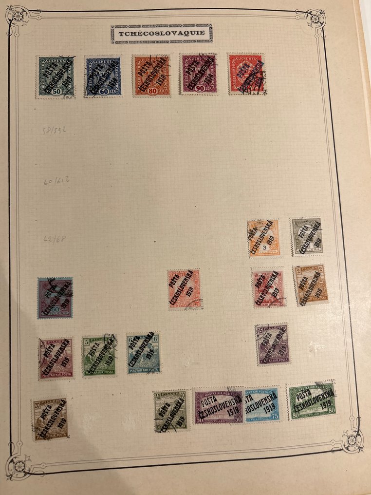 捷克斯洛伐克 1919/1972 - 漂亮的经典和半经典收藏，采用更优质的材料，装在超过90页的Yvert专辑纸上。 - Yvert #3.2