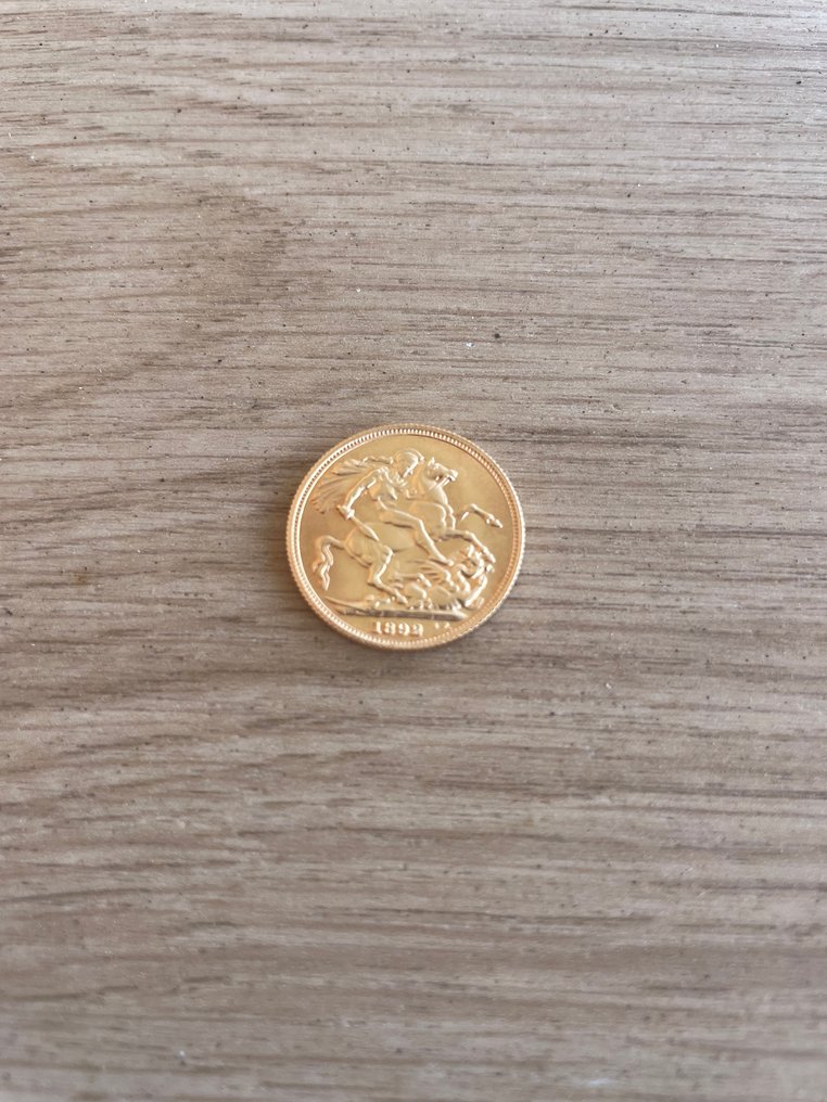 英國. 維多利亞. Sovereign 1892 (Free Shipping) (沒有保留價) #2.1