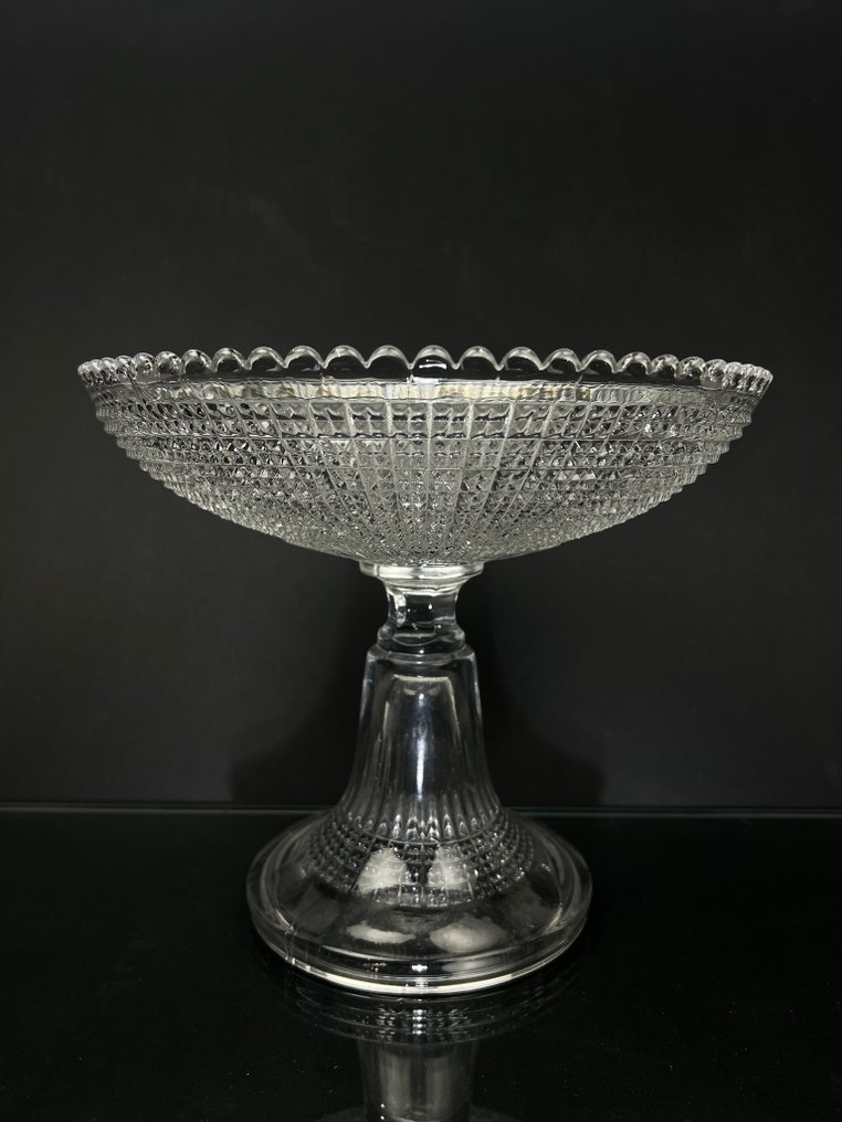 Val Saint Lambert - Charles Graffart - Centrepiece (6) - Hambourg Catalogue 1913 some signed  - Crystal #2.1