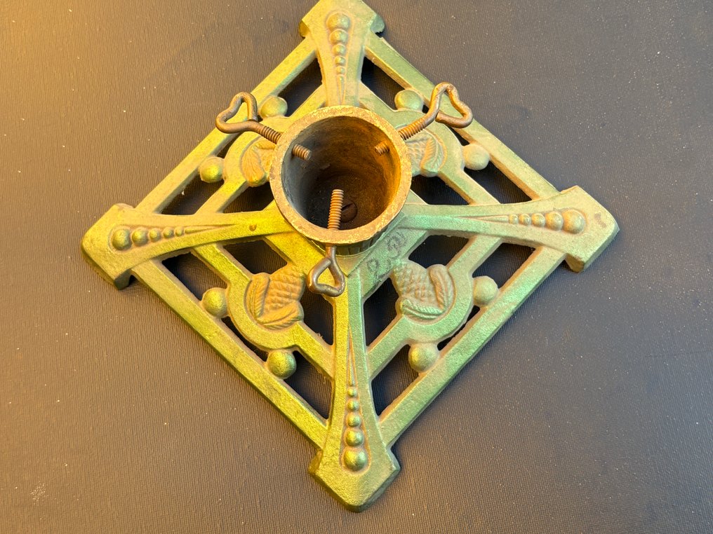 Duitse makelaardij: kerstboom standaard 1920-1930 - Stand - Cast iron #2.1